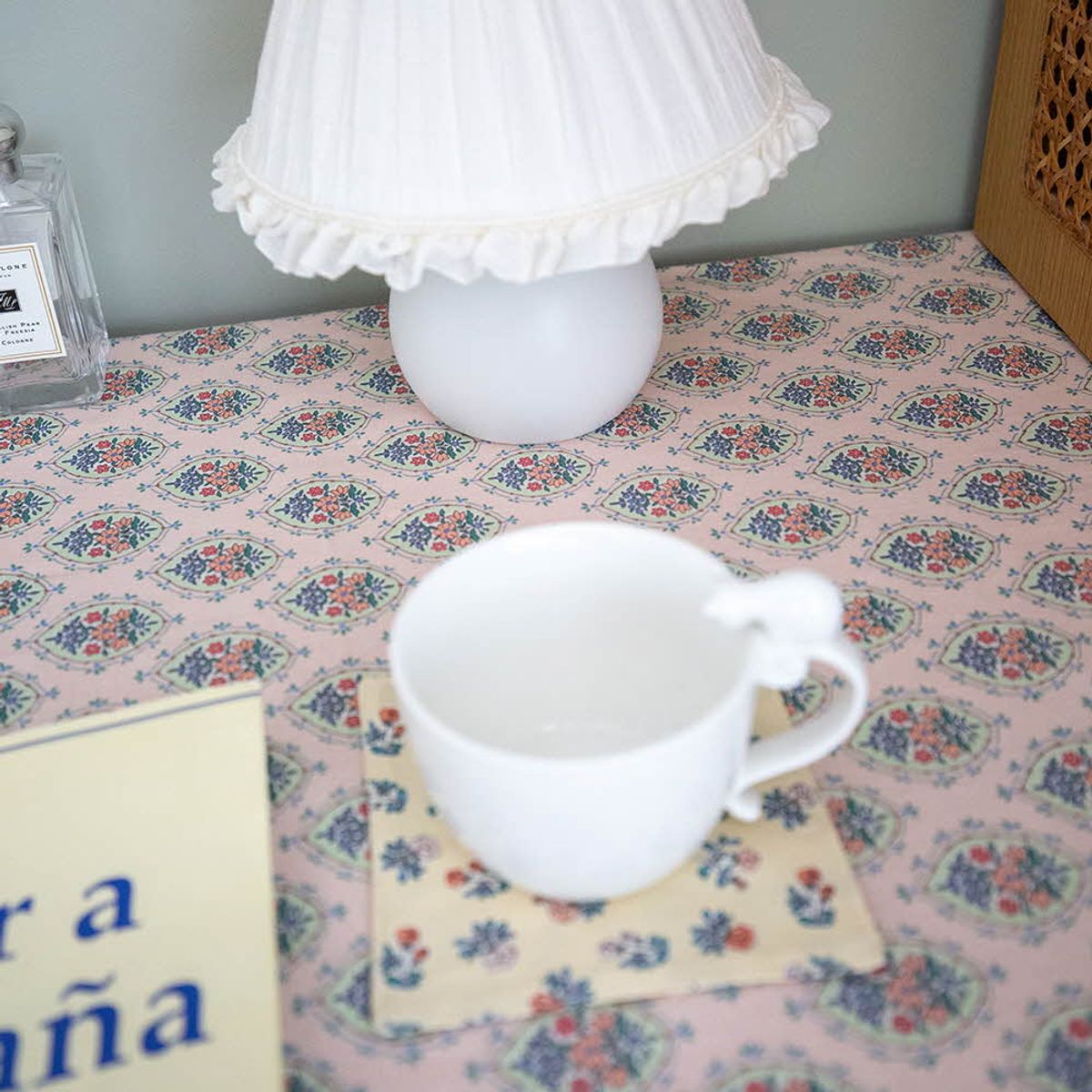 쿠션이야기(CUSHIONSTORY) Vintage hand block table cloth - Hugo