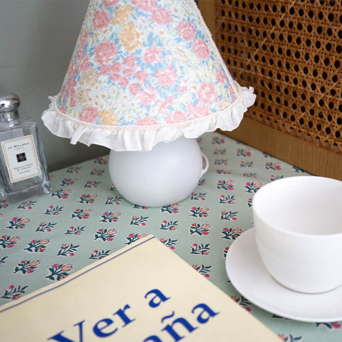 쿠션이야기(CUSHIONSTORY) Vintage hand block table cloth - Nina