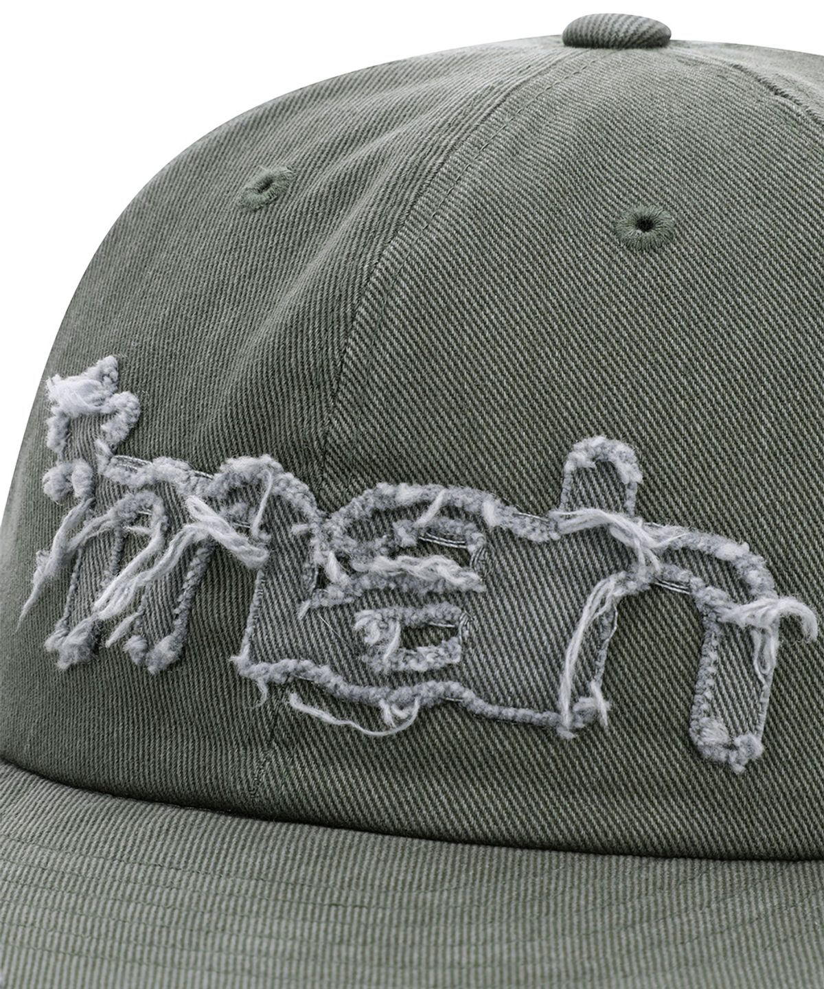 마하그리드(MAHAGRID) WASHED RAW CUT mah CAP KHAKI(MG2FSMAB25A)