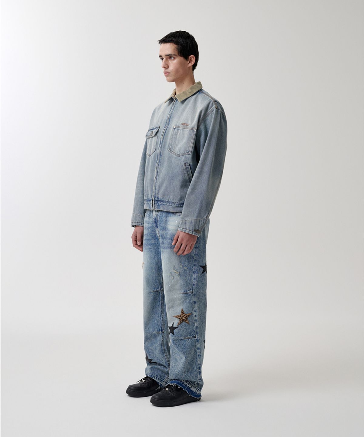 마하그리드(MAHAGRID) DUNGAREE DENIM JACKET BLUE(MG2FSMJ245A)