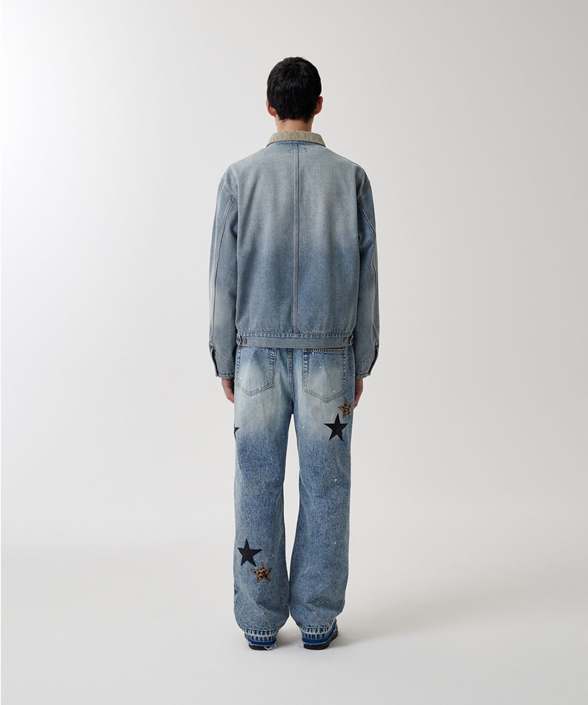 마하그리드(MAHAGRID) DUNGAREE DENIM JACKET BLUE(MG2FSMJ245A)
