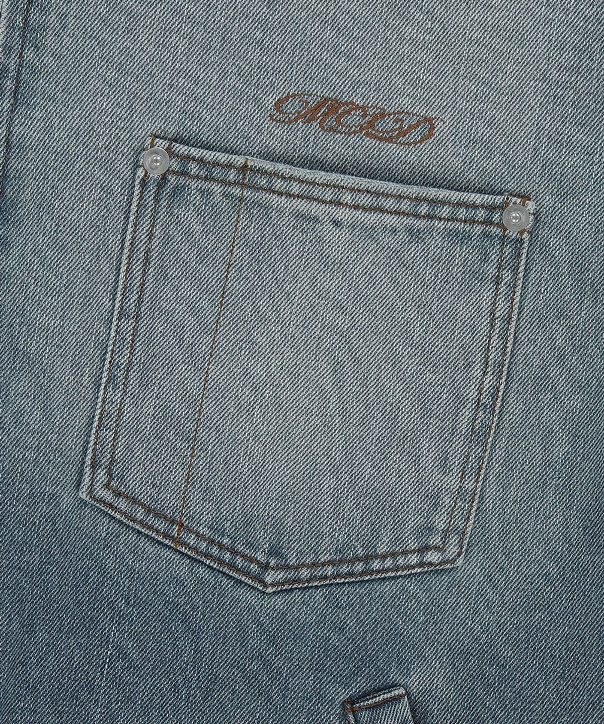 마하그리드(MAHAGRID) DUNGAREE DENIM JACKET BLUE(MG2FSMJ245A)