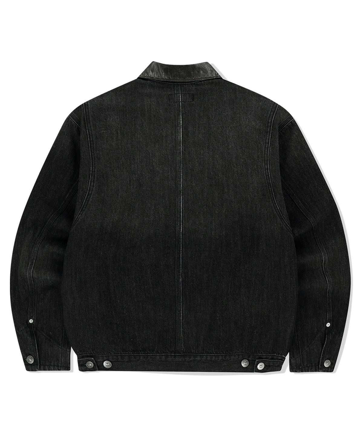 마하그리드(MAHAGRID) DUNGAREE DENIM JACKET BLACK(MG2FSMJ245A)
