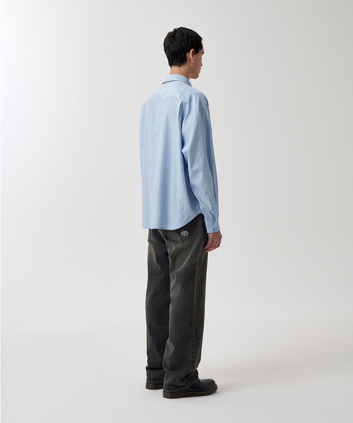 마하그리드(MAHAGRID) COMFORT STRIPE SHIRT SKYBLUE(MG2FSMW320A)