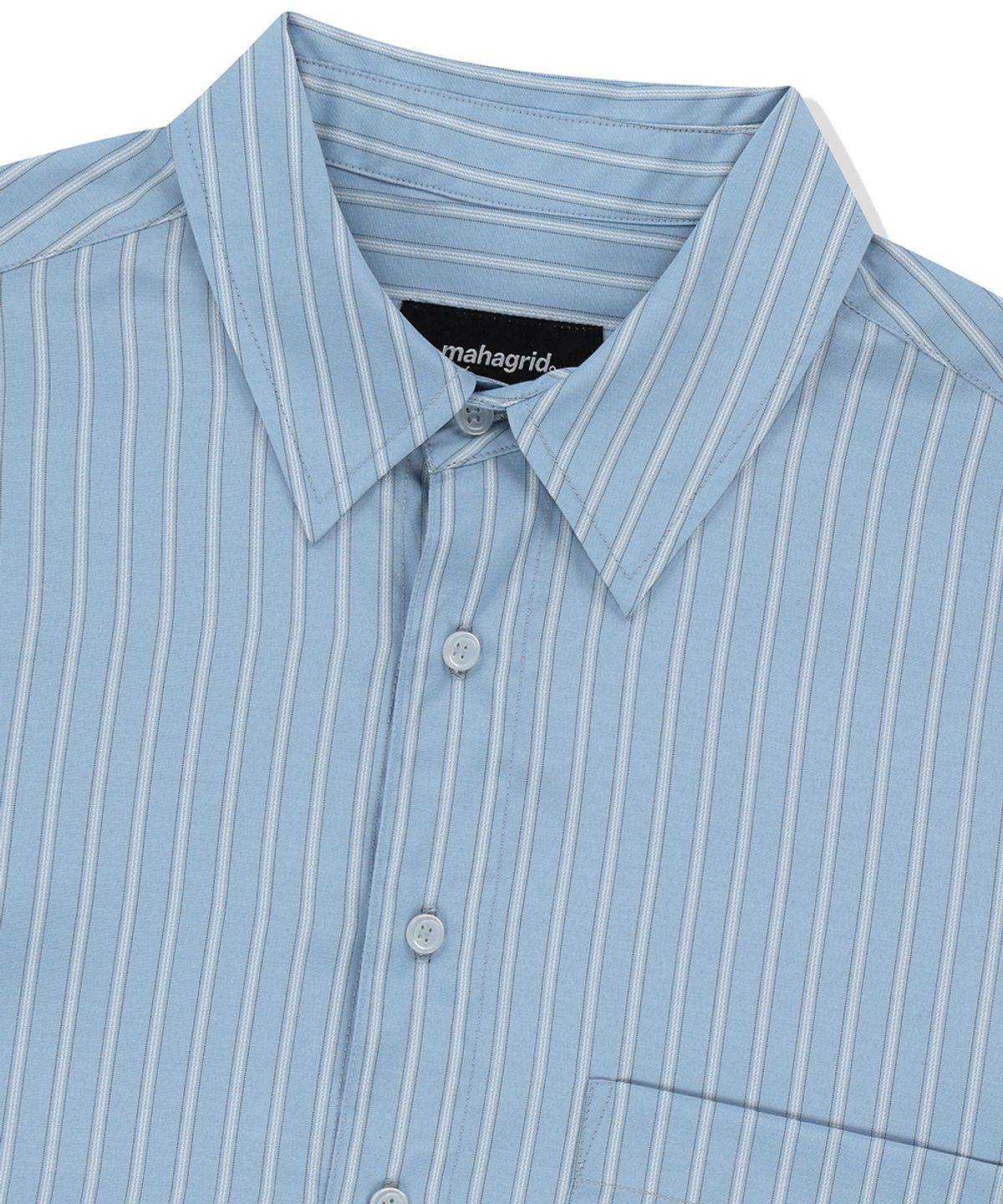 마하그리드(MAHAGRID) COMFORT STRIPE SHIRT SKYBLUE(MG2FSMW320A)