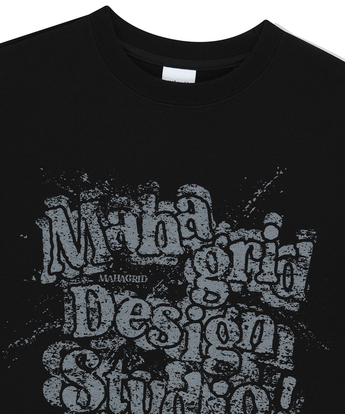 마하그리드(MAHAGRID) SPLATTER SWEATSHIRT BLACK(MG2FSMM443A)