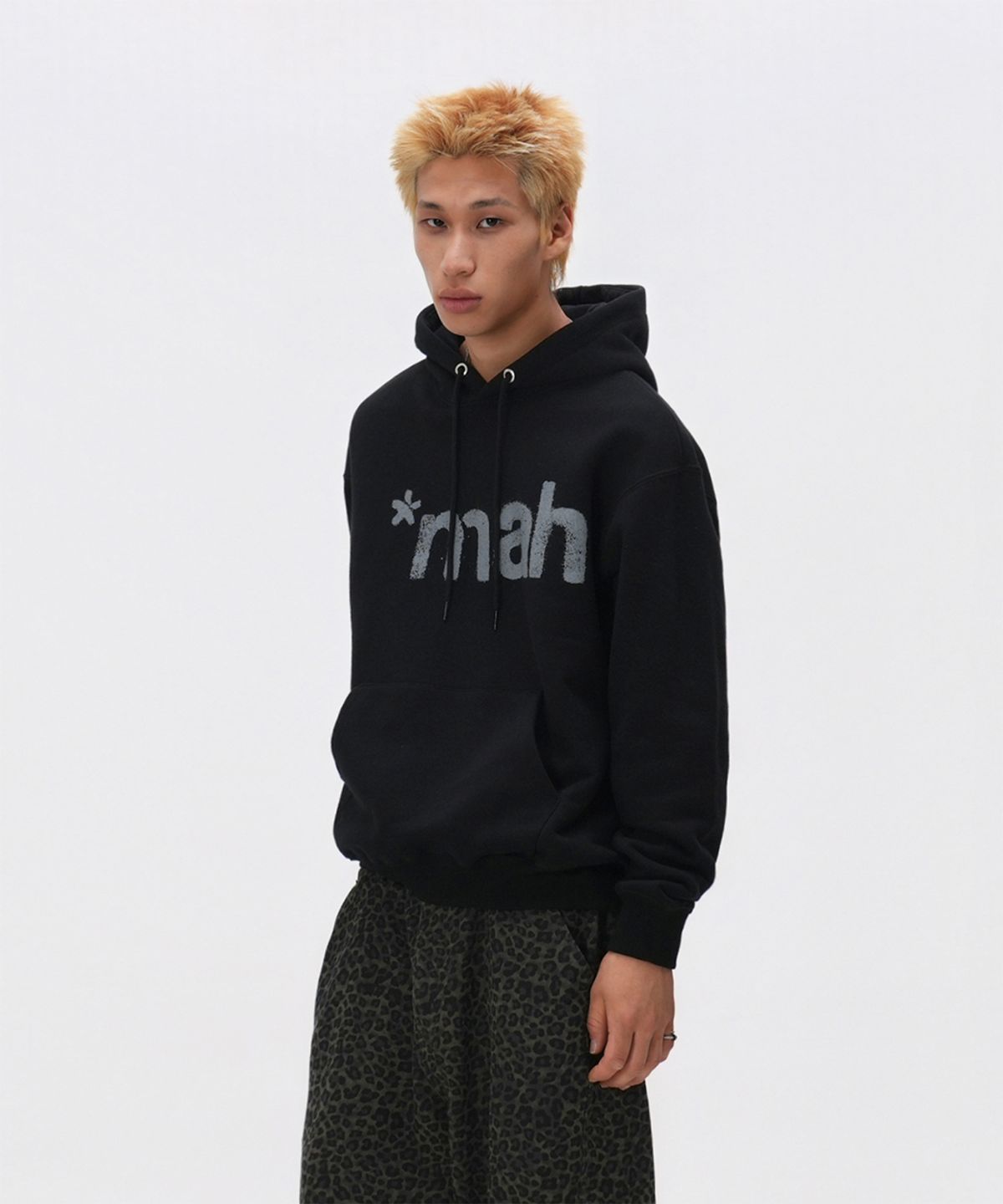 마하그리드(MAHAGRID) mah SPRAY HOODIE BLACK(MG2FSMM407A)