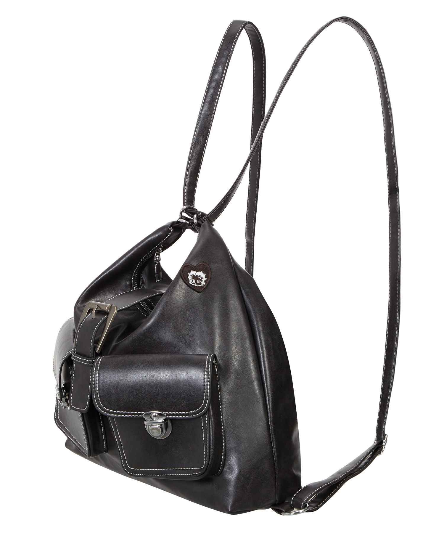 ショルダーバッグ・ポシェット [ULKIN CANVAS x BettyBoop] Pocket Stitch Leather ShoulderBag MUSINSA公式 | ULKIN CANVAS Betty Boop Pocket Stitch Leather