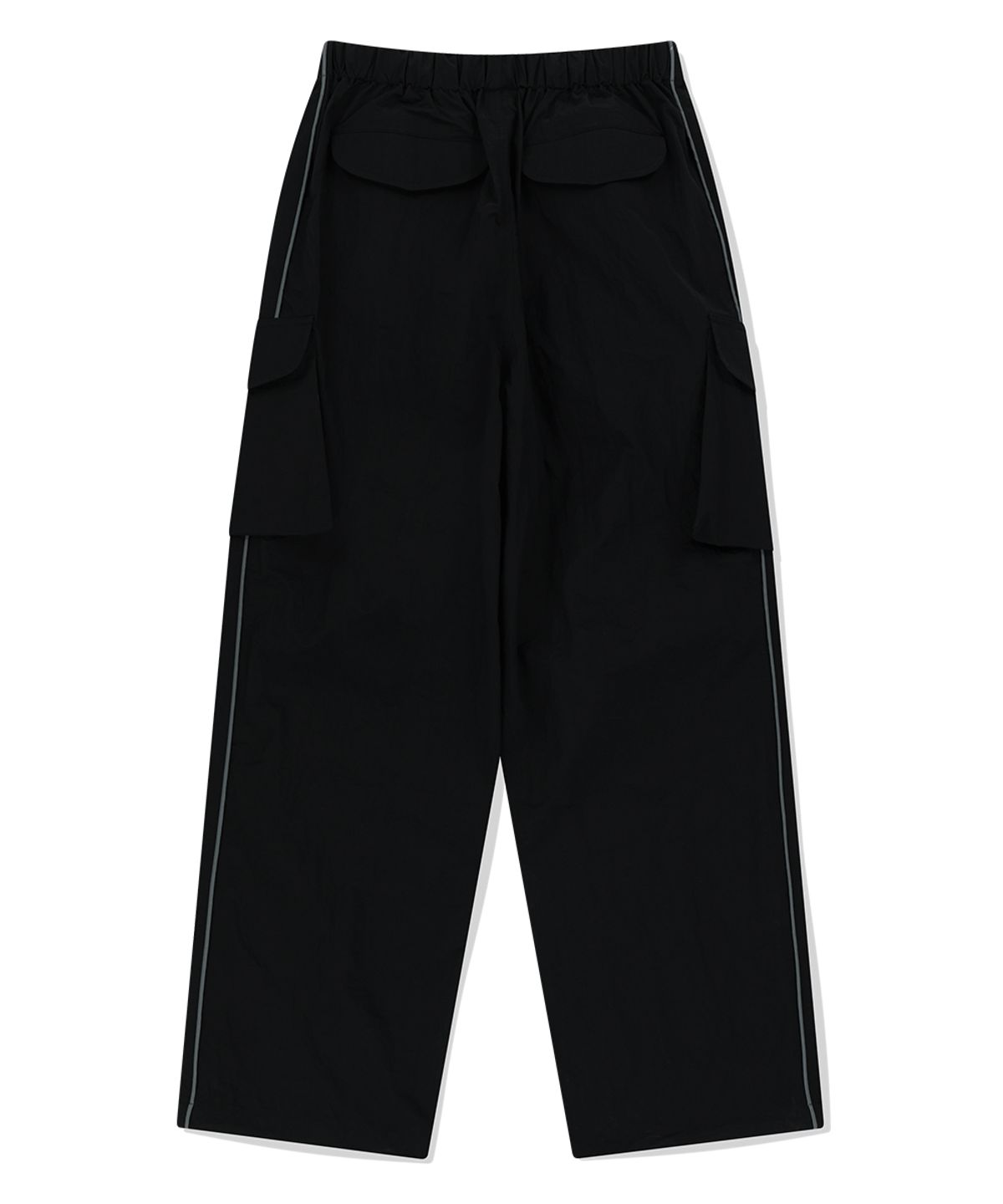 마하그리드(MAHAGRID) NYLON CARGO PARACHUTE PANT BLACK(MG2FSMPA20A)
