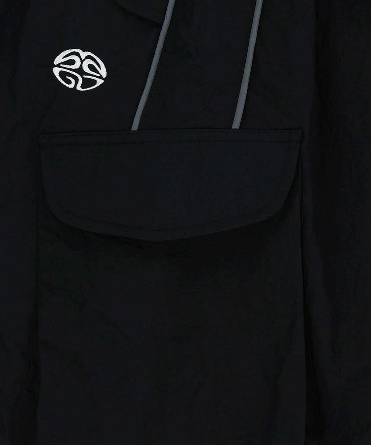 마하그리드(MAHAGRID) NYLON CARGO PARACHUTE PANT BLACK(MG2FSMPA20A)