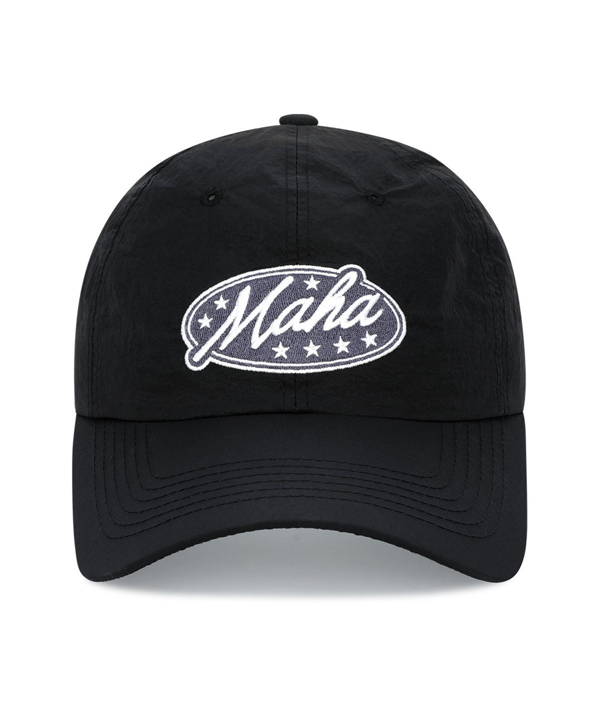 마하그리드(MAHAGRID) STAR OVAL NYLON CAP BLACK(MG2FSMAB26A)