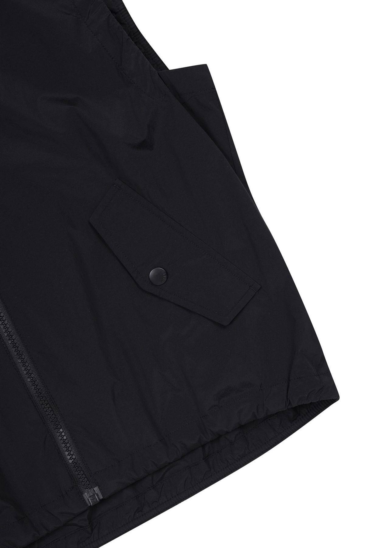 왁(WAAC) Women Light-weight Stretch Hoodie vest_WWVAM25901BKX