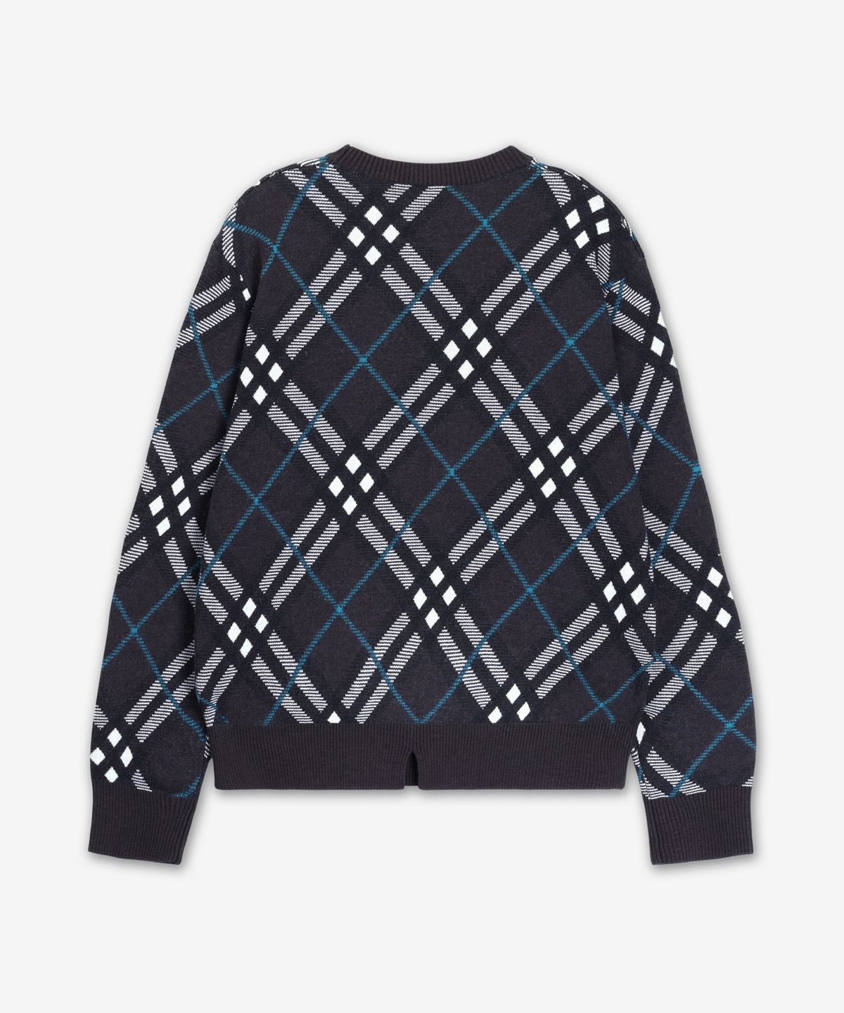 버버리(BURBERRY) 체크 울 모헤어 블렌드 니트 - 스너그 / 8093499