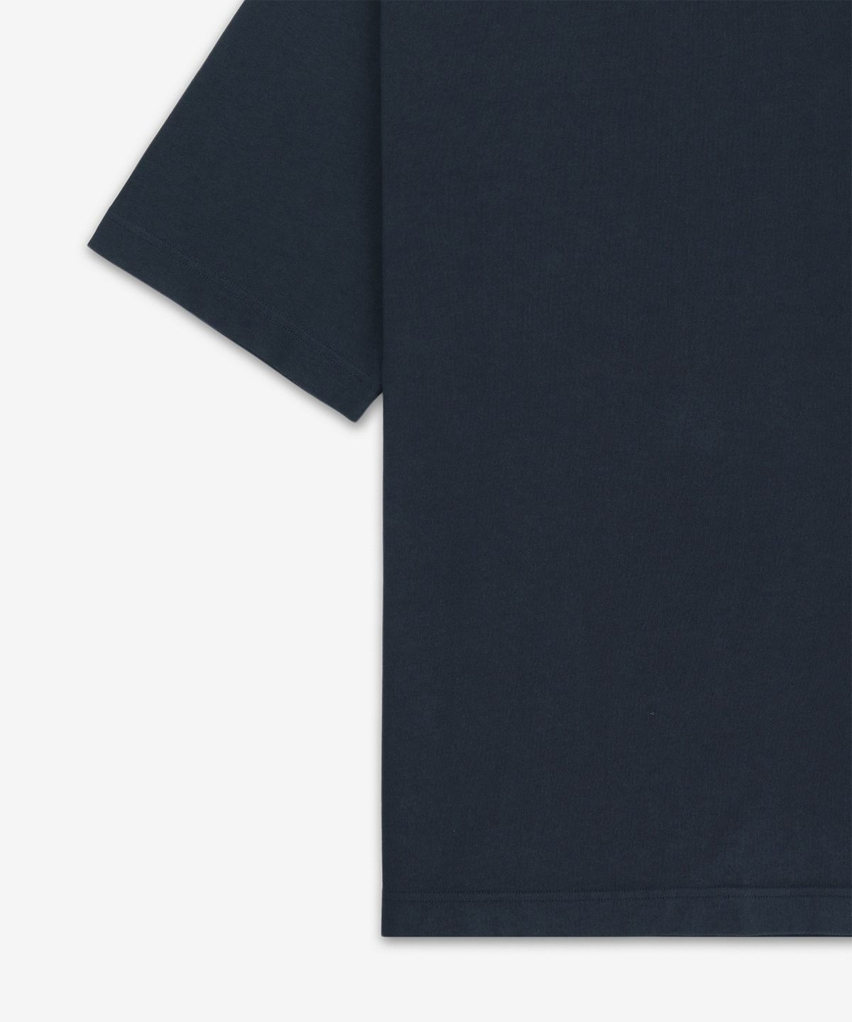 메종 키츠네(MAISON KITSUNE) 볼드 폭스 헤드 패치 오버사이즈 반소매 티셔츠 - 딥 네이비 / LM00107KJ0119P492
