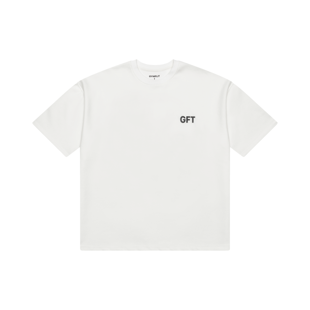 짐플릿(GYMFLIT) 빅로고 루즈핏 숏 슬리브