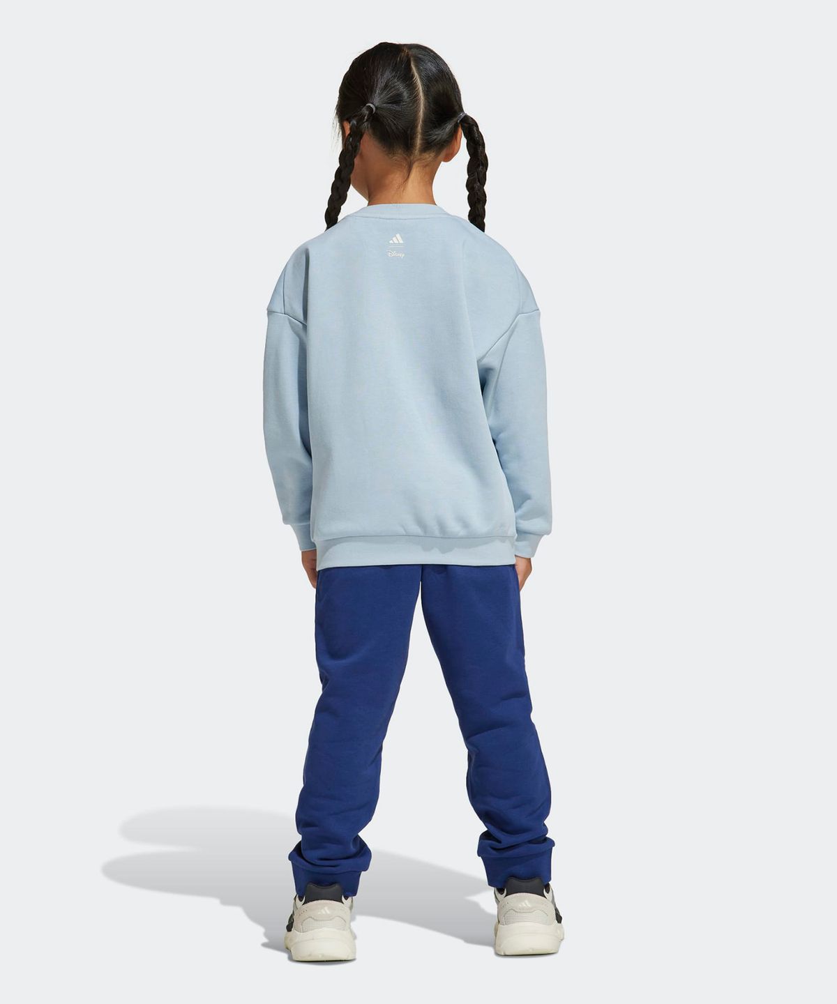 아디다스 키즈(ADIDAS KIDS) 아디다스 X 디즈니 미키마우스 스웨트셔츠 조거 세트 - 블루 / JN6100