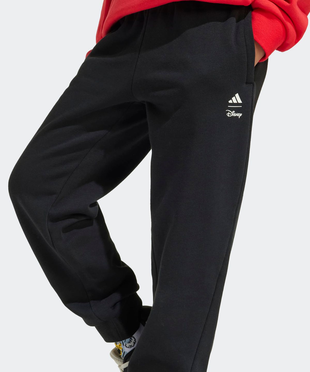 아디다스 키즈(ADIDAS KIDS) 아디다스 X 디즈니 미키마우스 스웨트셔츠 조거 세트 - 레드 / JN6101