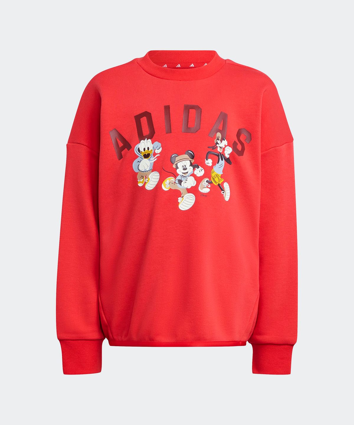아디다스 키즈(ADIDAS KIDS) 아디다스 X 디즈니 미키마우스 스웨트셔츠 조거 세트 - 레드 / JN6101