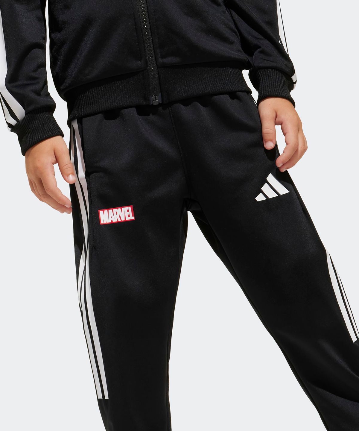 아디다스 키즈(ADIDAS KIDS) 아디다스 X 마블 스파이더맨 티로 수트 - 블랙 / JF3657