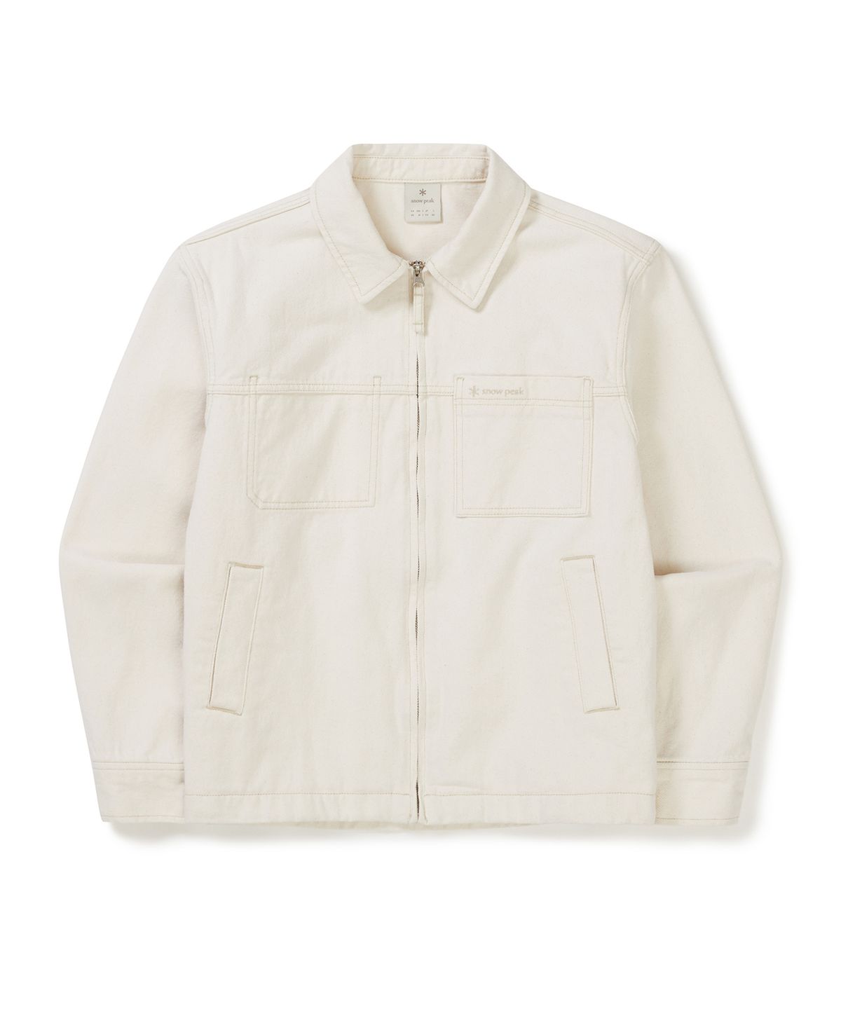 스노우피크 어패럴(SNOWPEAK APPAREL) 데님 자켓 (S25ZMFJK76) Ivory