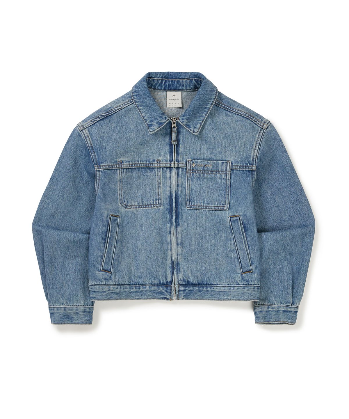 스노우피크 어패럴(SNOWPEAK APPAREL) 데님 여성 자켓 (S25ZWFJK77) Blue