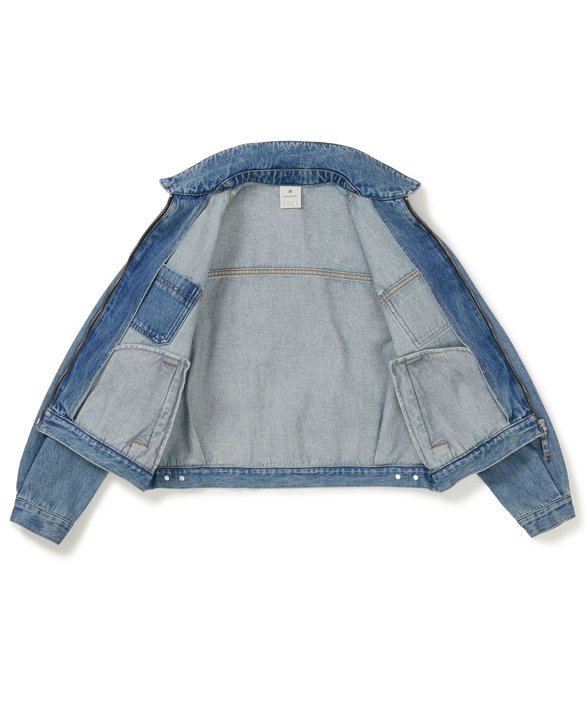 스노우피크 어패럴(SNOWPEAK APPAREL) 데님 여성 자켓 (S25ZWFJK77) Blue
