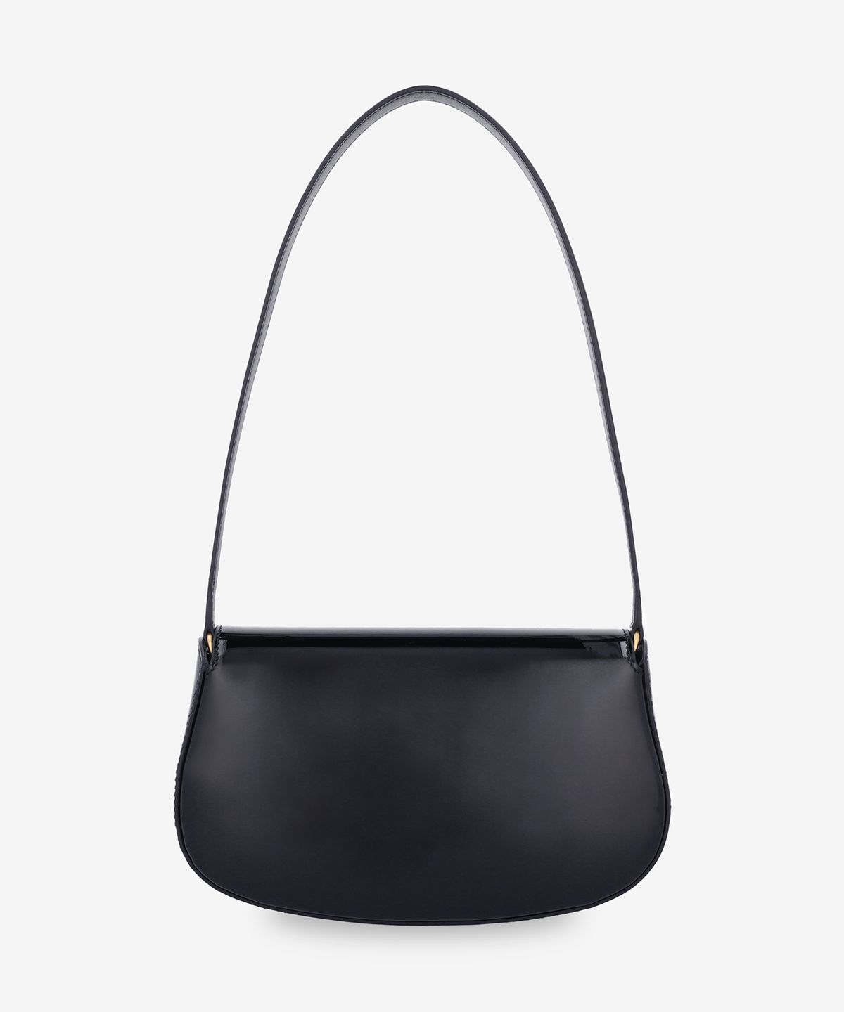 생로랑(SAINT LAURENT) 미니 모노그램 볼테르 하프문 숄더백 - 블랙:골드 / 779642BMIIW1000