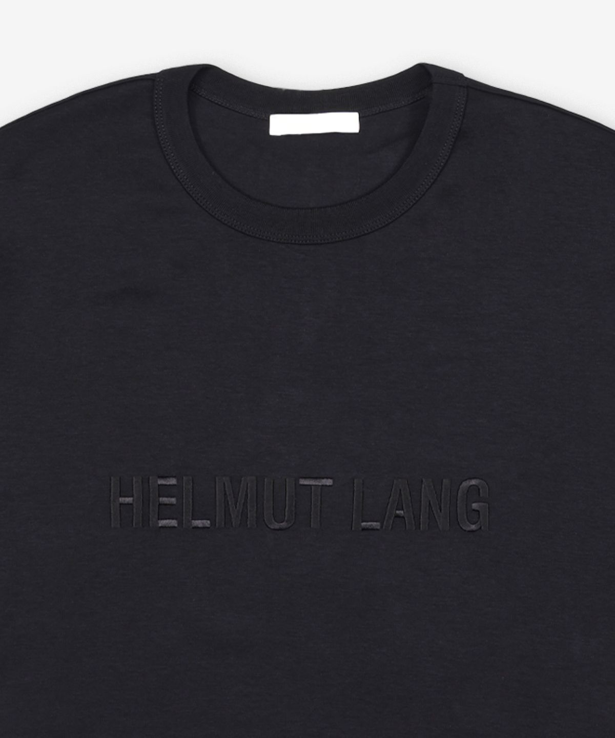 ★HELMUT LANG★ Logo Short Sleeve T-Shirt Black O04HM599001 MUSINSA | HELMUT LANG Logo Short Sleeve T-Shirt - Black