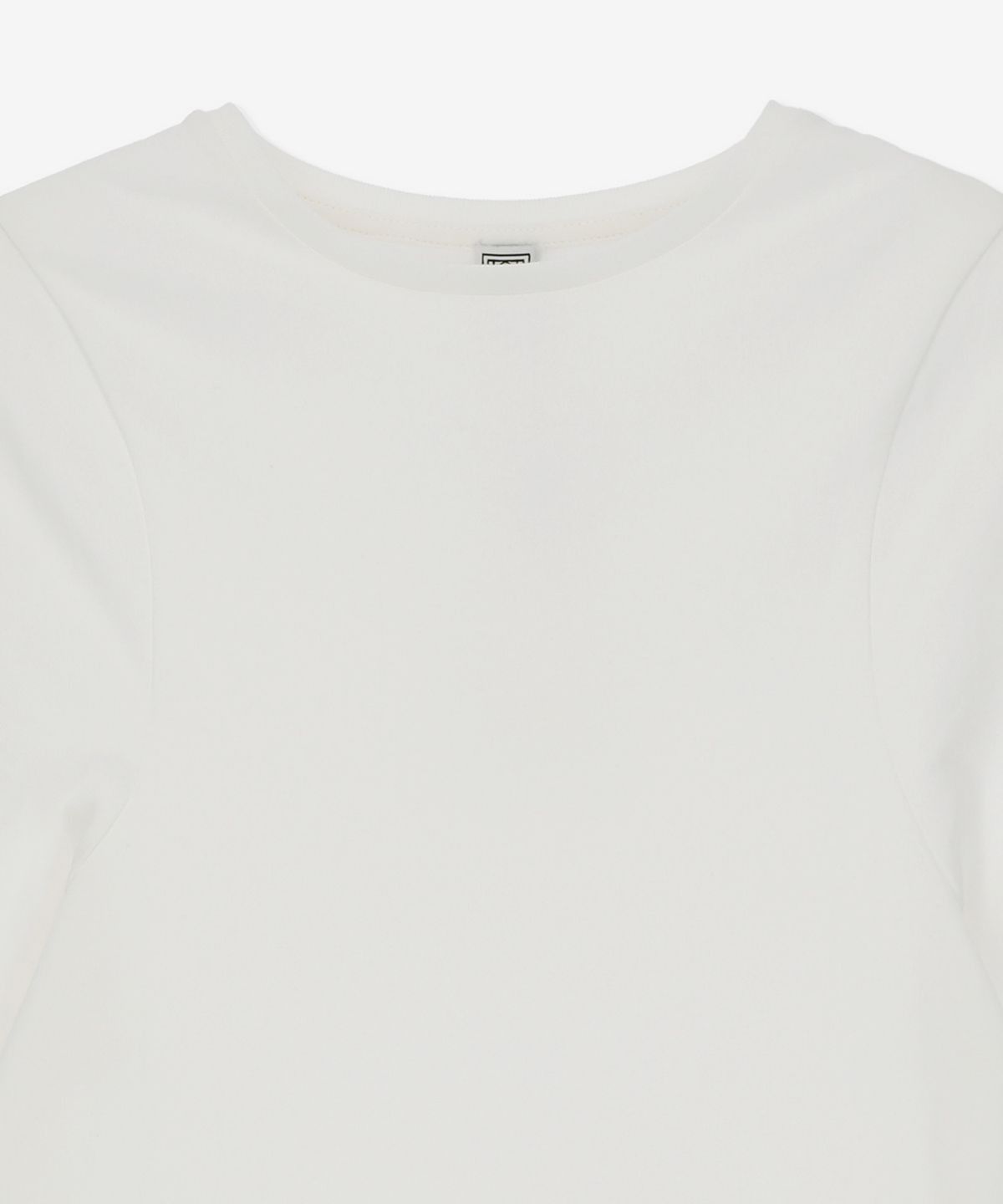 【待望★】 MUSINSA | White Off - T-Shirt Sleeve Short Sim Curved TOTEME トップス