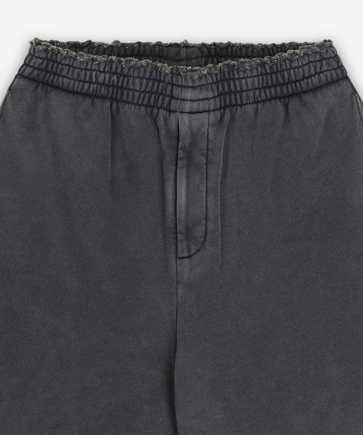 헬무트 랭(HELMUT LANG) 가먼트 다이드 업스테이트 쇼츠 팬츠 - 블랙 / O10HM203001
