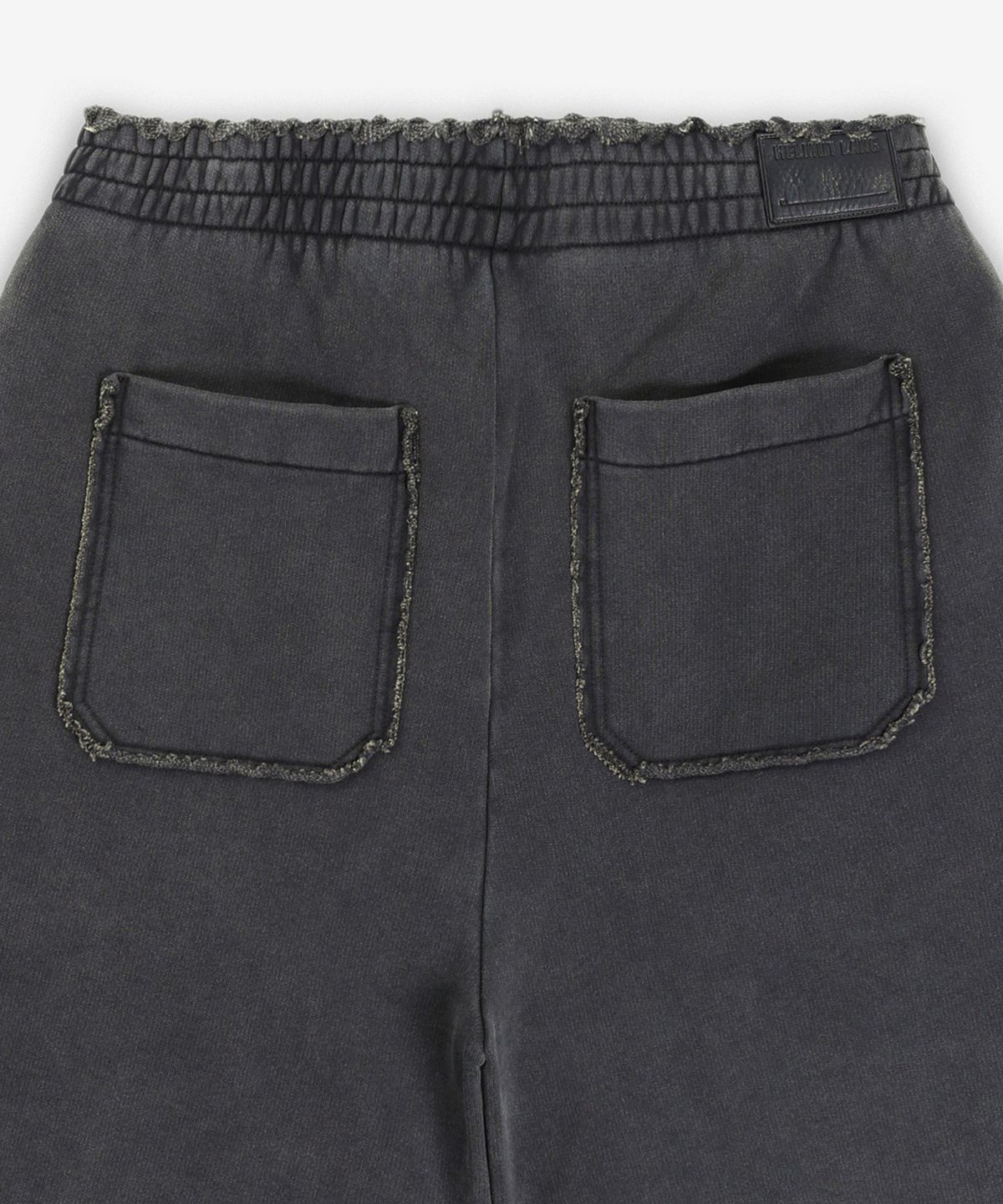 헬무트 랭(HELMUT LANG) 가먼트 다이드 업스테이트 쇼츠 팬츠 - 블랙 / O10HM203001