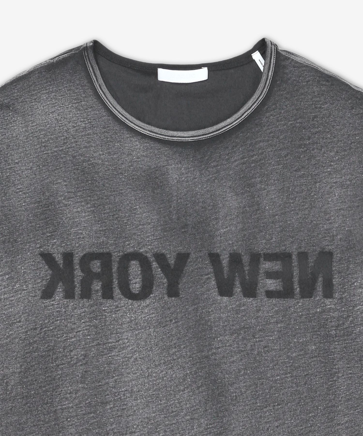 MUSINSA | HELMUT LANG Garment Dyed New York Short Sleeve T