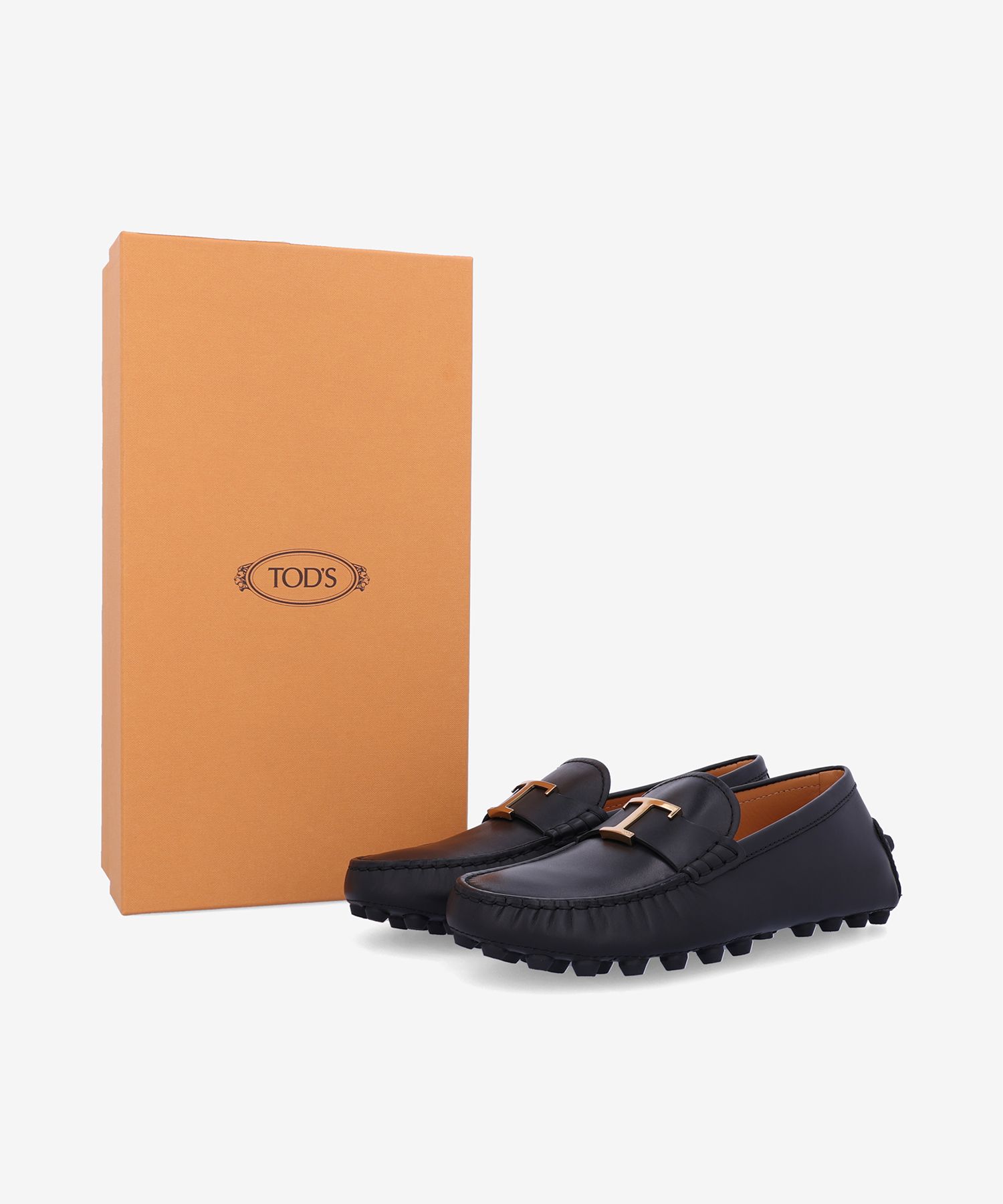 ★TOD'S★ Timeless Gomino Leather Loafer Black XXW52K0IZ10N6 Man BLACK Tod's Gommino Bubble in Leather