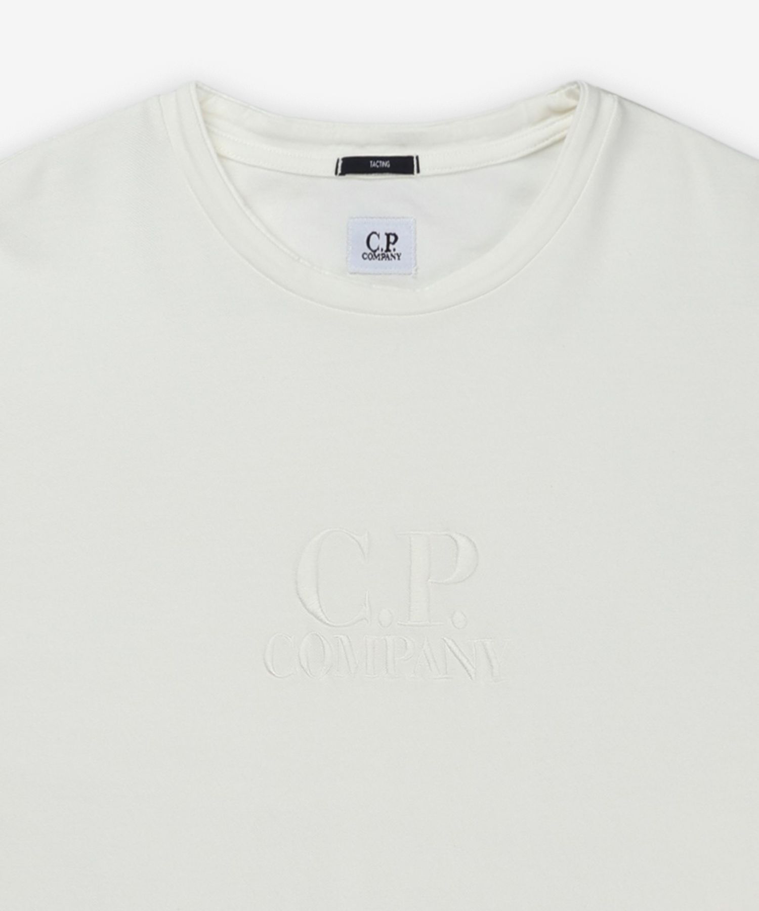★C.P. Company★ Tacting Pique Embroidered Logo Short Sleeve MUSINSA | CP Company Tacting Pique Embroidered Logo Short