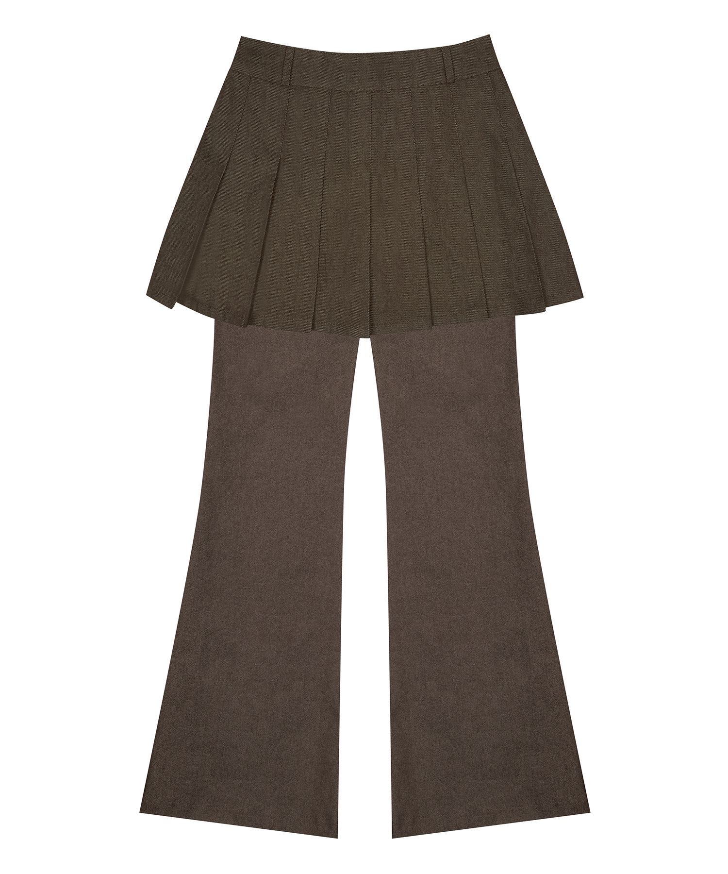 パンツ LUV IS TRUE IM DENIM PLEATS SKIRT PANTS 5BNY271 MUSINSA | LUV IS TRUE IM DENIM PLEATS SKIRT PANTS(BROWN)