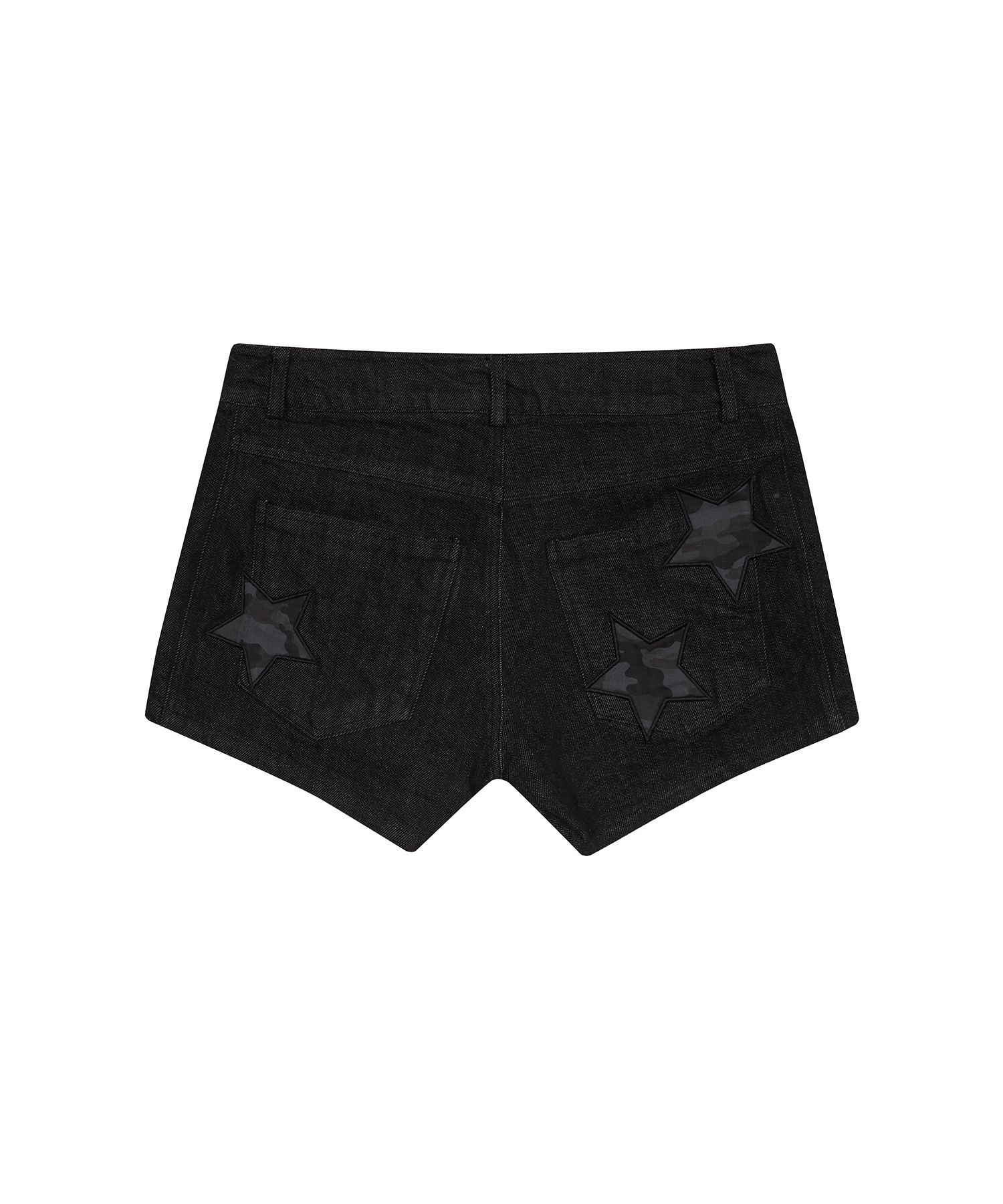 ★2025SS新作★LUV IS TRUE★IM DENIM STAR PATCH SHORTS MUSINSA | LUV IS TRUE IM DENIM STAR PATCH SHORTS(BLACK)