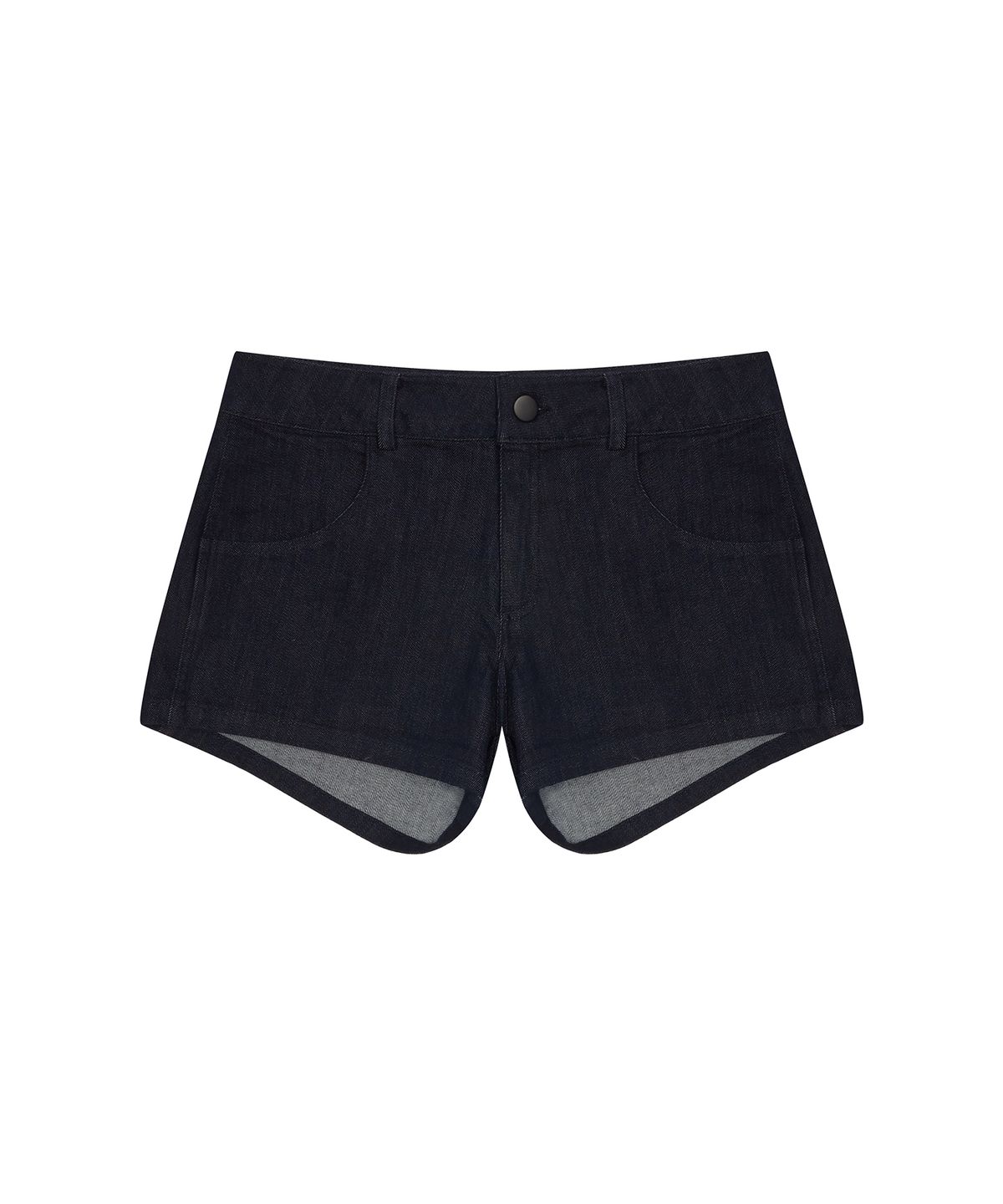 러브이즈트루(LUVISTRUE) IM DENIM STAR PATCH SHORTS(NAVY)