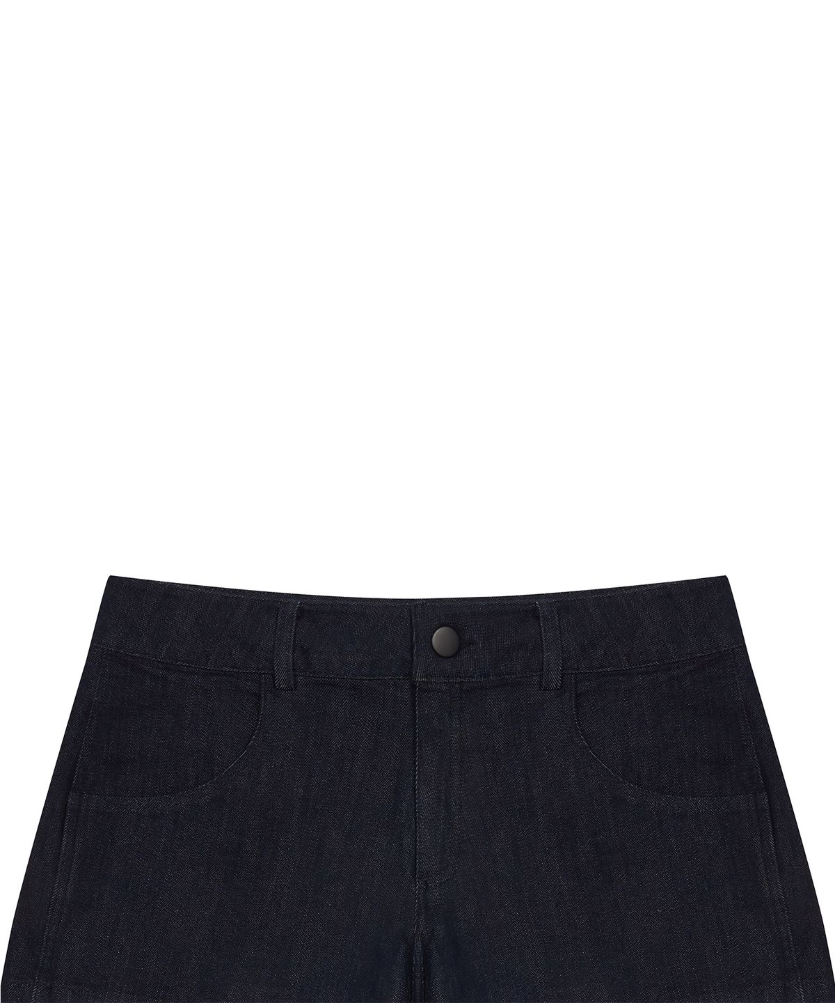러브이즈트루(LUVISTRUE) IM DENIM STAR PATCH SHORTS(NAVY)