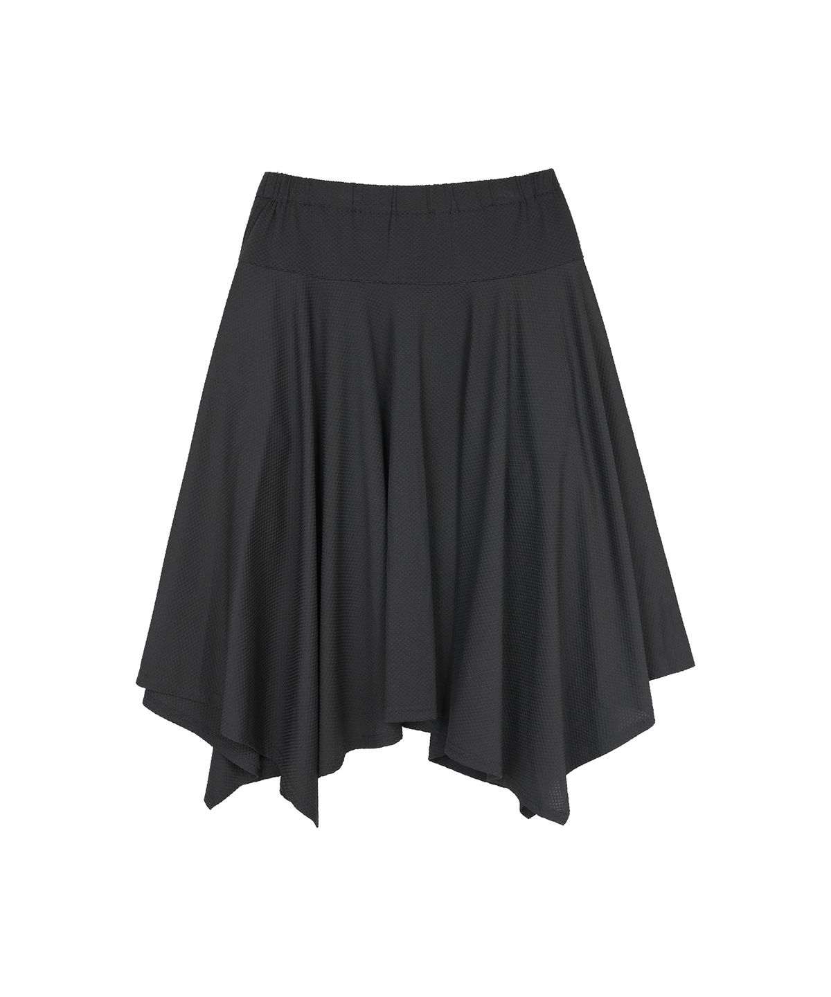 러브이즈트루(LUVISTRUE) IM LAYERED MIDI SKIRT(CHARCOAL)