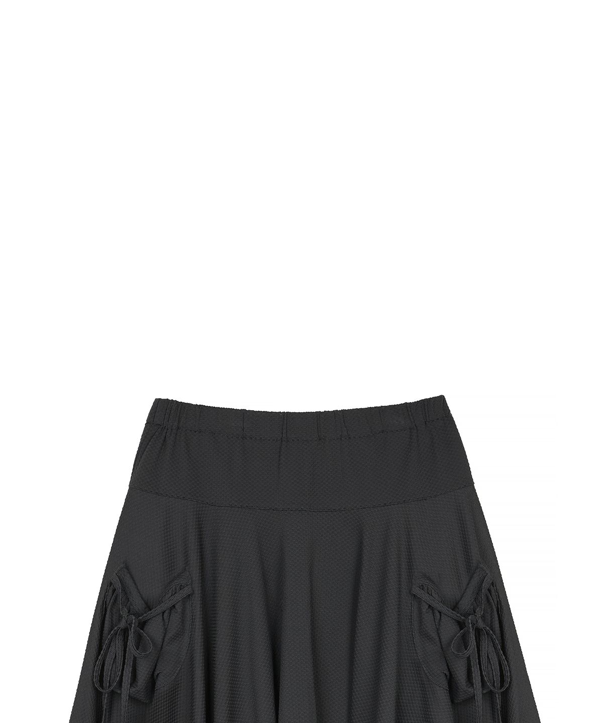 러브이즈트루(LUVISTRUE) IM LAYERED MIDI SKIRT(CHARCOAL)