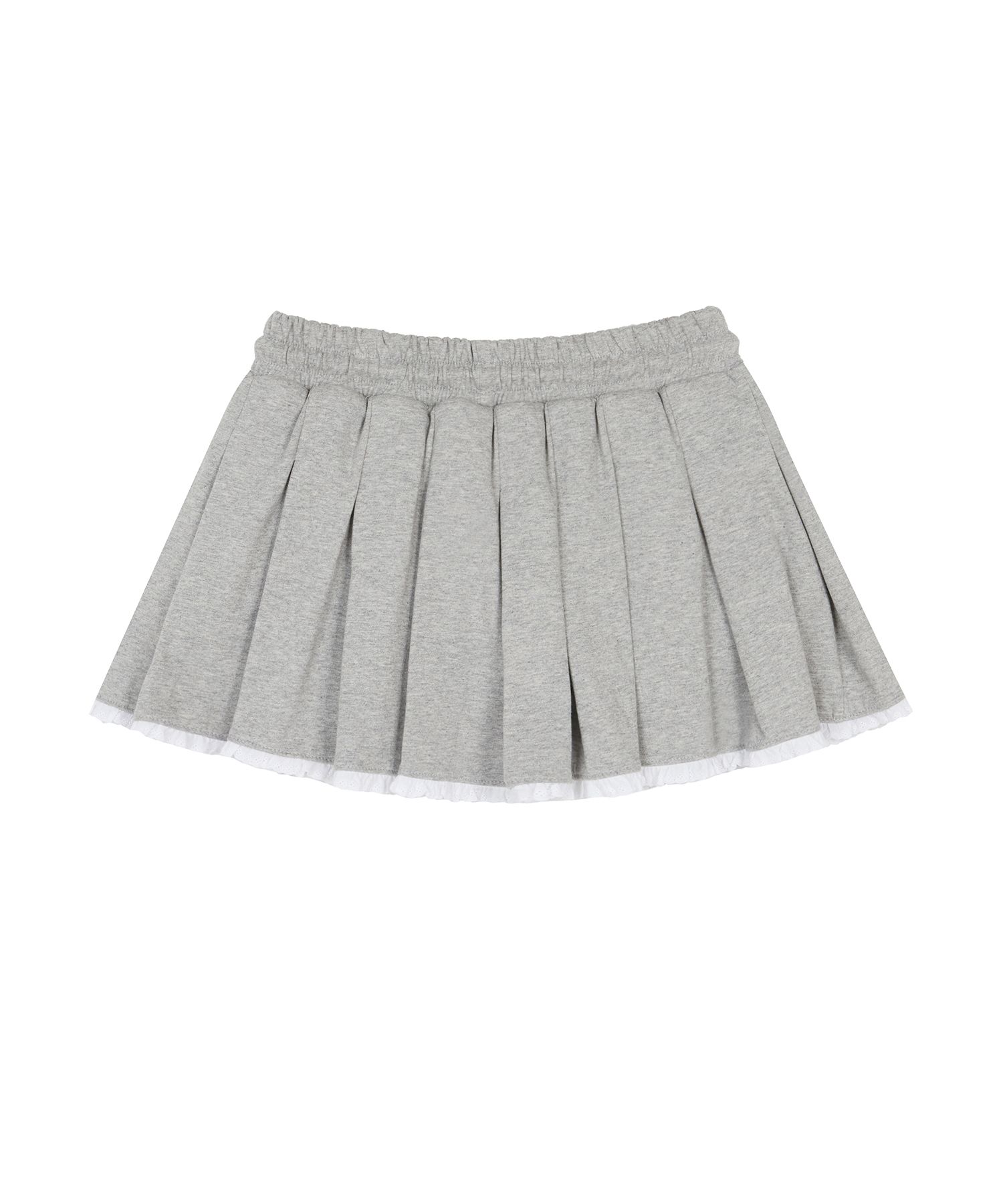MUSINSA | LUV IS TRUE IM SHORT PLEATS SKIRT(GRAY)