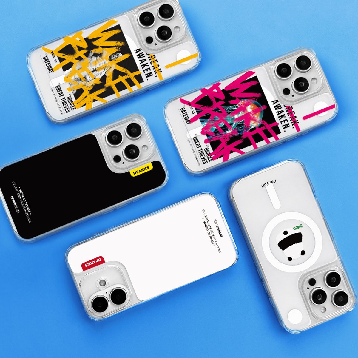 디팍스(D'PARKS) B 디자인 교체형 맥세이프 케이스 세트 - IPHONE SET (커버+맥세이프케이스)