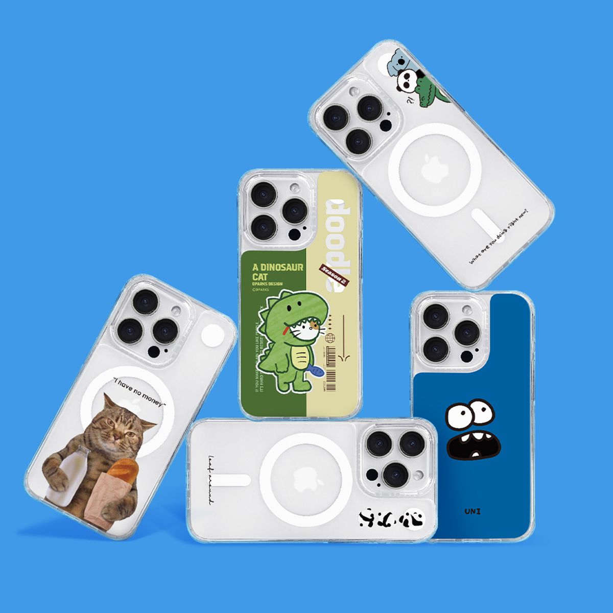 디팍스(D'PARKS) B 디자인 교체형 맥세이프 케이스 세트 - IPHONE SET (커버+맥세이프케이스)