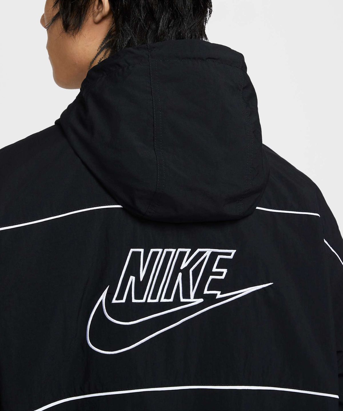 나이키(NIKE) 클럽 후드 재킷 M - 블랙:화이트 / HJ2013-010