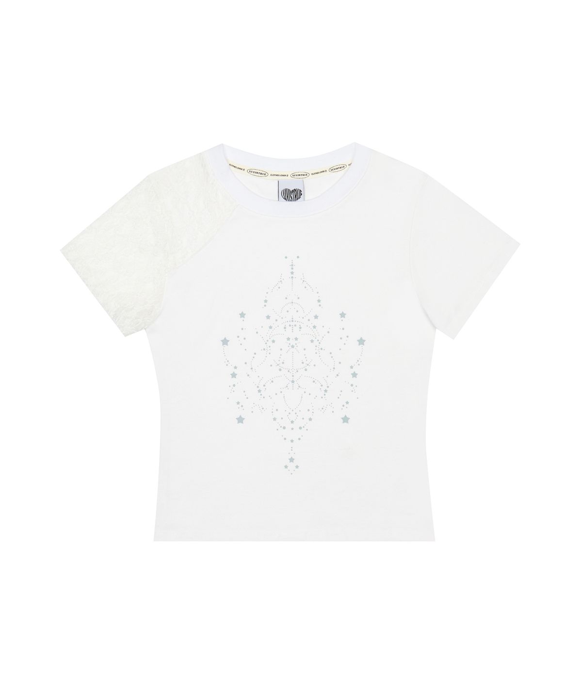러브이즈트루(LUVISTRUE) IM LACE POINT TEE(WHITE)
