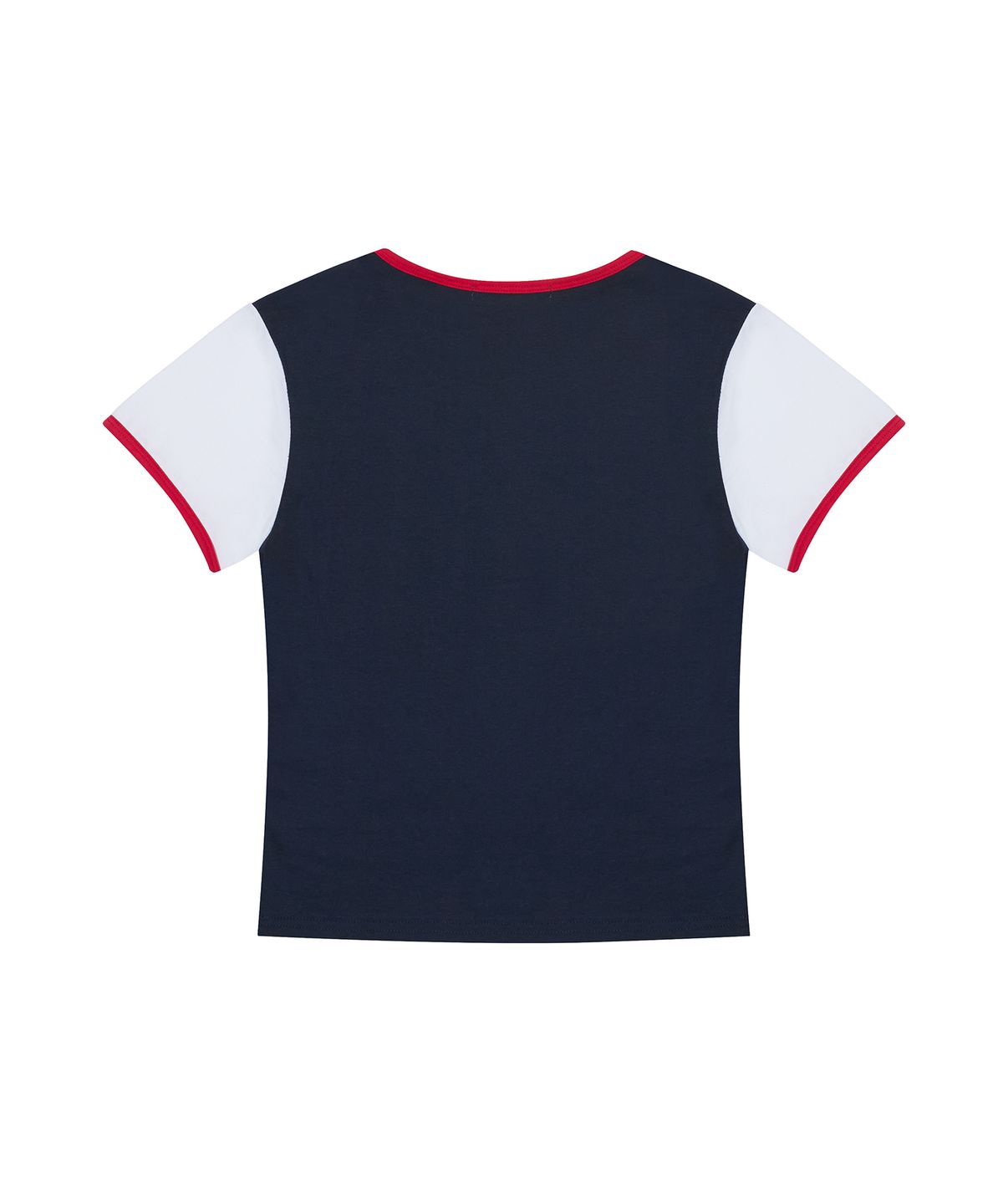 러브이즈트루(LUVISTRUE) IM STRAWBERRY LETTERING TEE(NAVY)