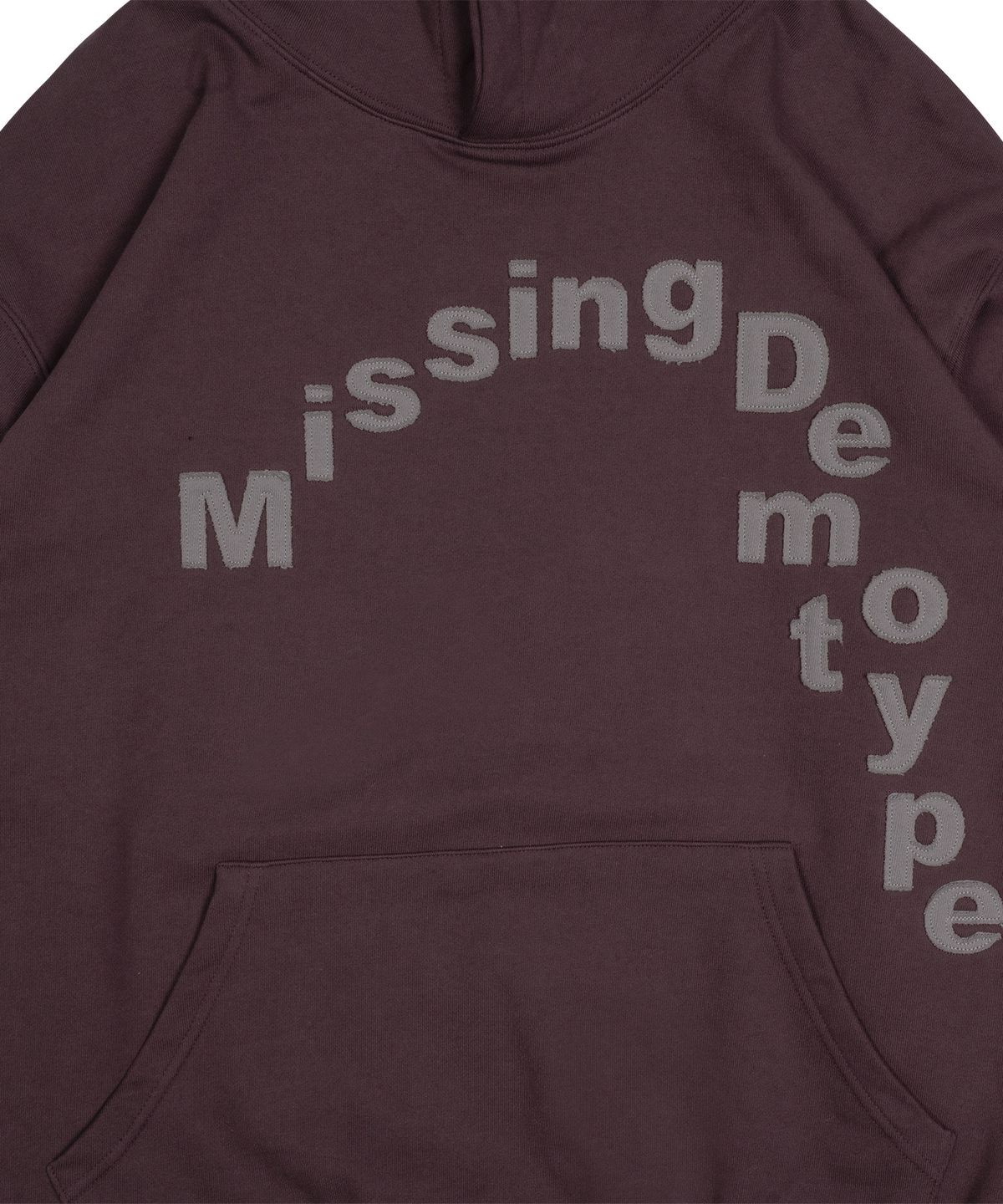 더콜디스트모먼트(THE COLDEST MOMENT) TCM missing hoodie (burgundy)