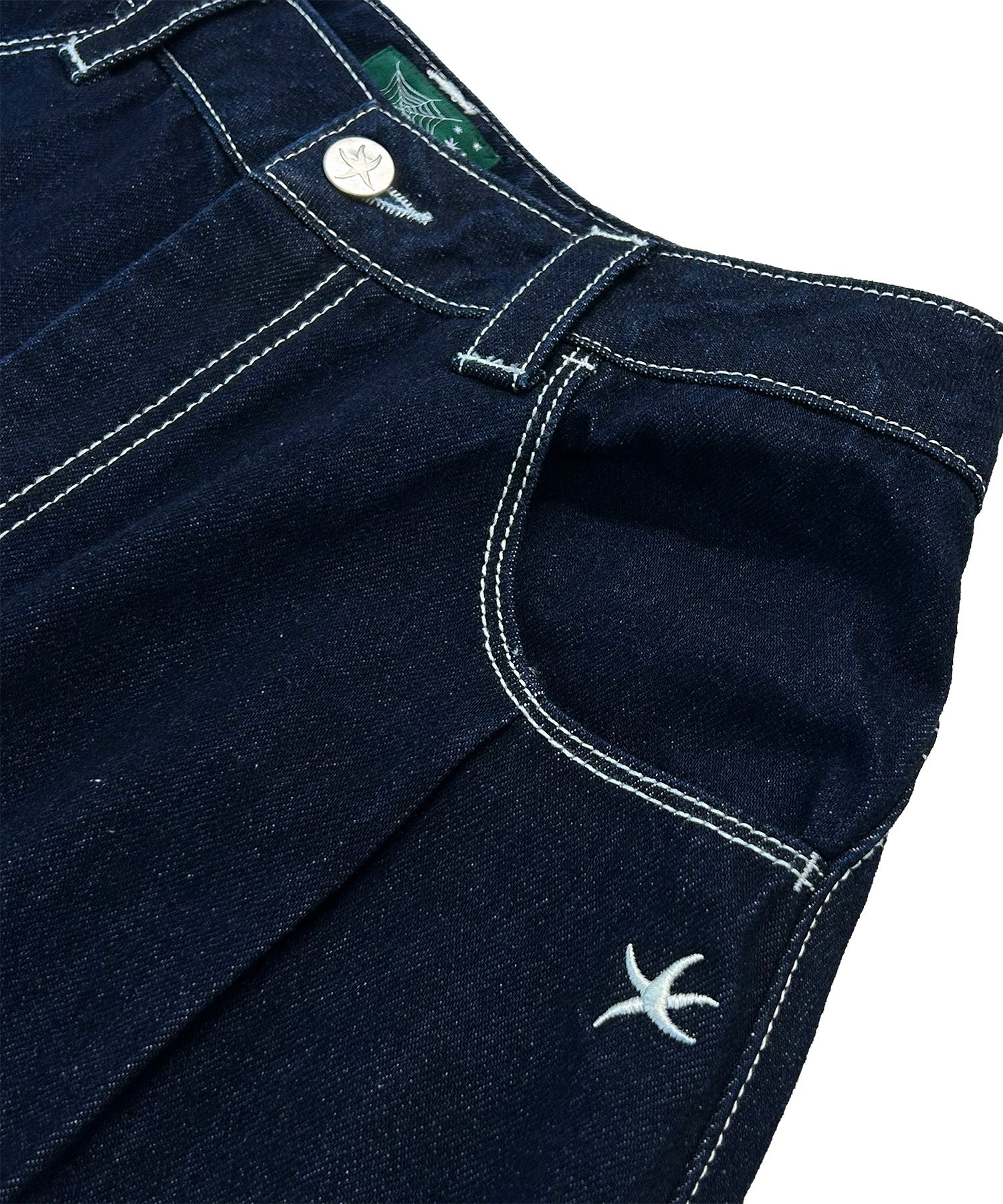 ◆25SS THE COLDEST MOMENT TCM back logo denim pants◆ MUSINSA | THE COLDEST MOMENT TCM back logo denim pants (navy)