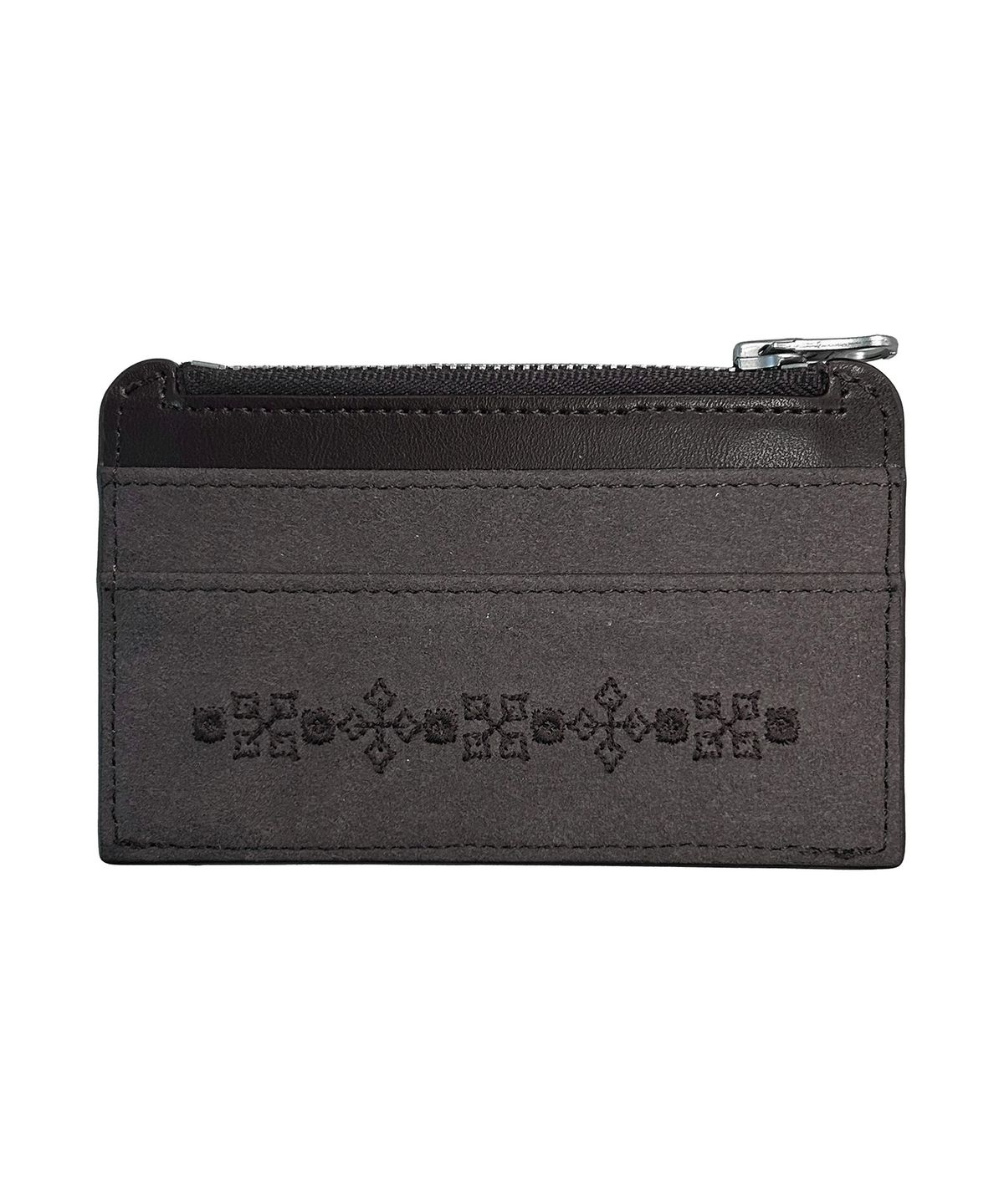 더콜디스트모먼트(THE COLDEST MOMENT) TCM suade buckle card wallet (brown)