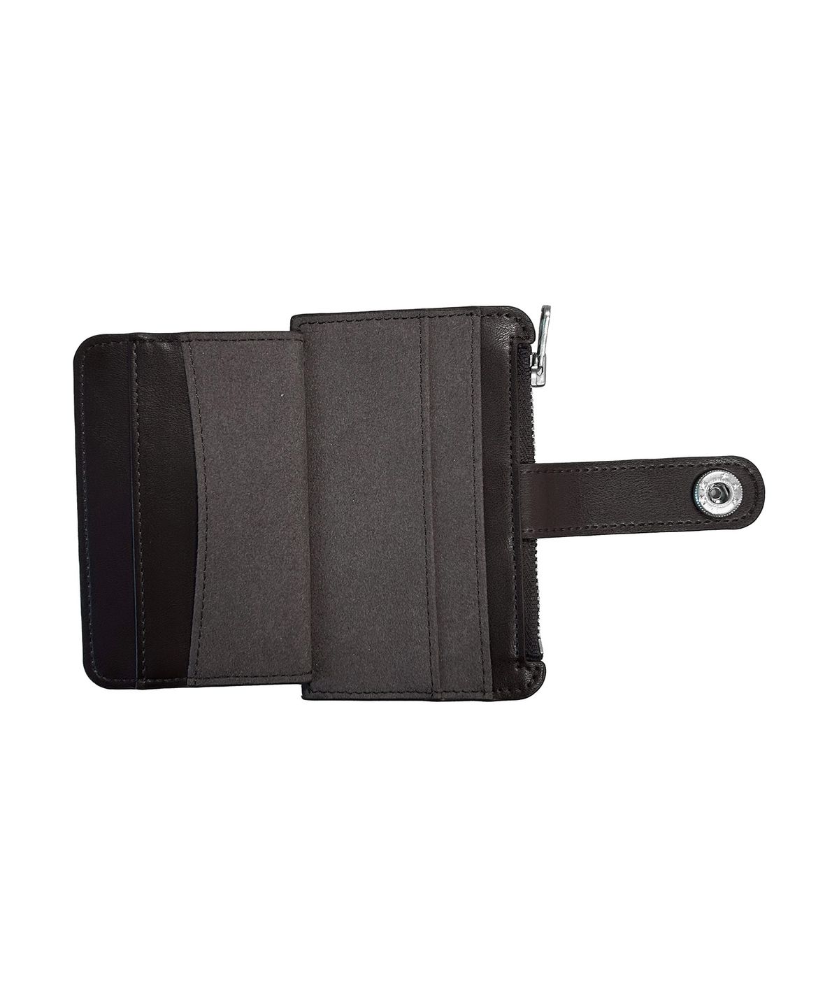 더콜디스트모먼트(THE COLDEST MOMENT) TCM suade buckle card wallet (brown)